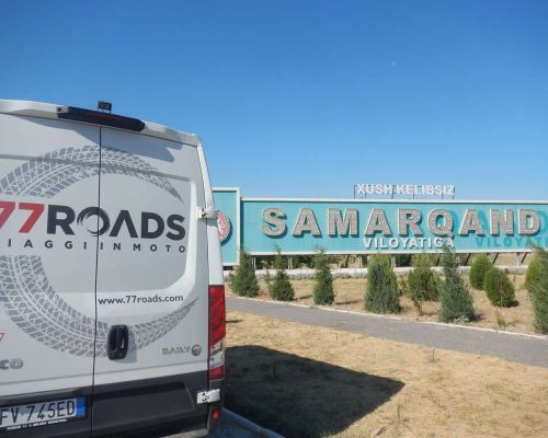 Samarcanda in moto