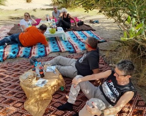 Tunisia in moto a Capodanno: pranzo sotto le palme